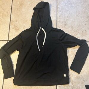 Vuori Halo Essential Hoodie Heather Gray Small